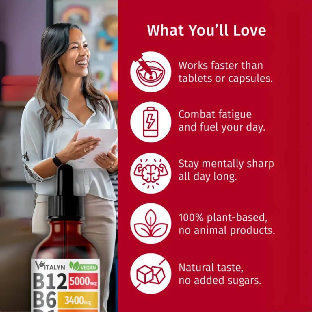 5-IN-1 Vitamin B12 Liquid Drops